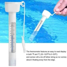 Floating Swimming Pool Thermometer Spa Hot Tub Bath With String Nice