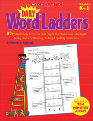 Daily Word Ladders: 80+ Word Study Activities That Target Key Phonics Ski - GOOD