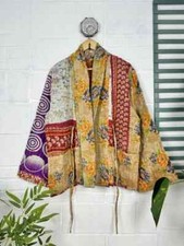 10 Pc Indian Handmade Kantha Jacket, Soft Cotton Kantha Jacket, Bath Robe Kimono