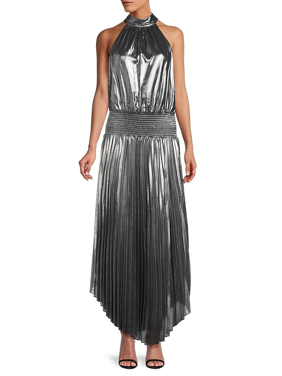 ramy brook metallic dress Ramy Brook Ramy Brook- Metallic Katalina Dress- GNMDM