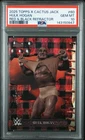 2025 TOPPS CHROME WWE X CACTUS JACK RED & BLACK REFRACTOR #60 HULK HOGAN PSA 10