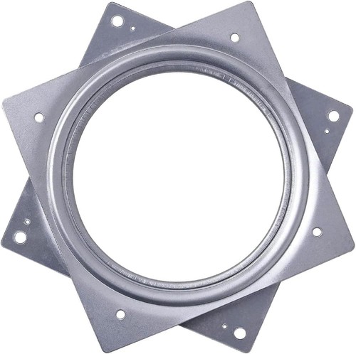 Lazy Susan Plattenspieler 200 Pfund Stahlkugellager drehbares Tablett 3 Zoll, silber - Bild 1 von 1