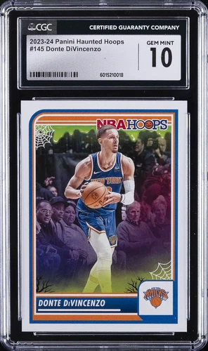2023-24 PANINI HAUNTED HOOPS #145 DONTE DIVINCENZO CGC 10 GEM MINT
