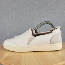 Vionic Penelope Slip On Casual Shoes White Leather Sneakers Women's Size 8.5