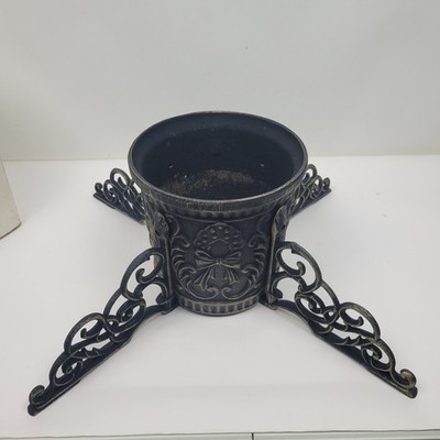 アンティーク雑貨 Tree Stand Vintage Brass Accented Cast Iron Christmas Tree Stand COSTCO
