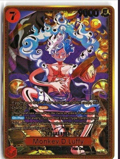 Monkey.D.Luffy ST31-004 The World's Strongest Warriors for sale | eBay