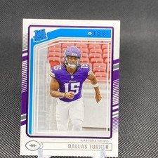 2024 Donruss Rated Rookie #331 Dallas Turner - Minnesota Vikings - Rookie