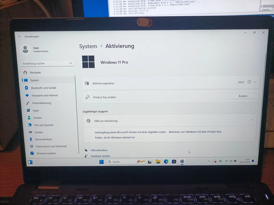 Dell Latitude 5300 Laptop 2-in-1, 8 GB RAM 256 GB, i5-8365U Windows 11 Pro, Nr6 - Bild 4 von 4