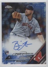 2016 Topps Chrome Rookie Blue Refractor 99/150 Brian Johnson #RA-BJ Auto 0c2