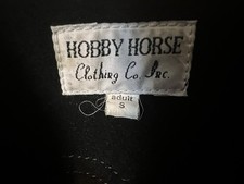 Hobby Horse Black Suede Chaps Size Small