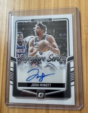 2024-25 Panini Donruss Optic - Signature Series Josh Minott #SS-MIN (AU)