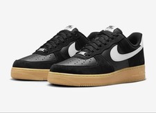 Nike Air Force 1 '07 Black Gum Light Brown New FQ8714-004
