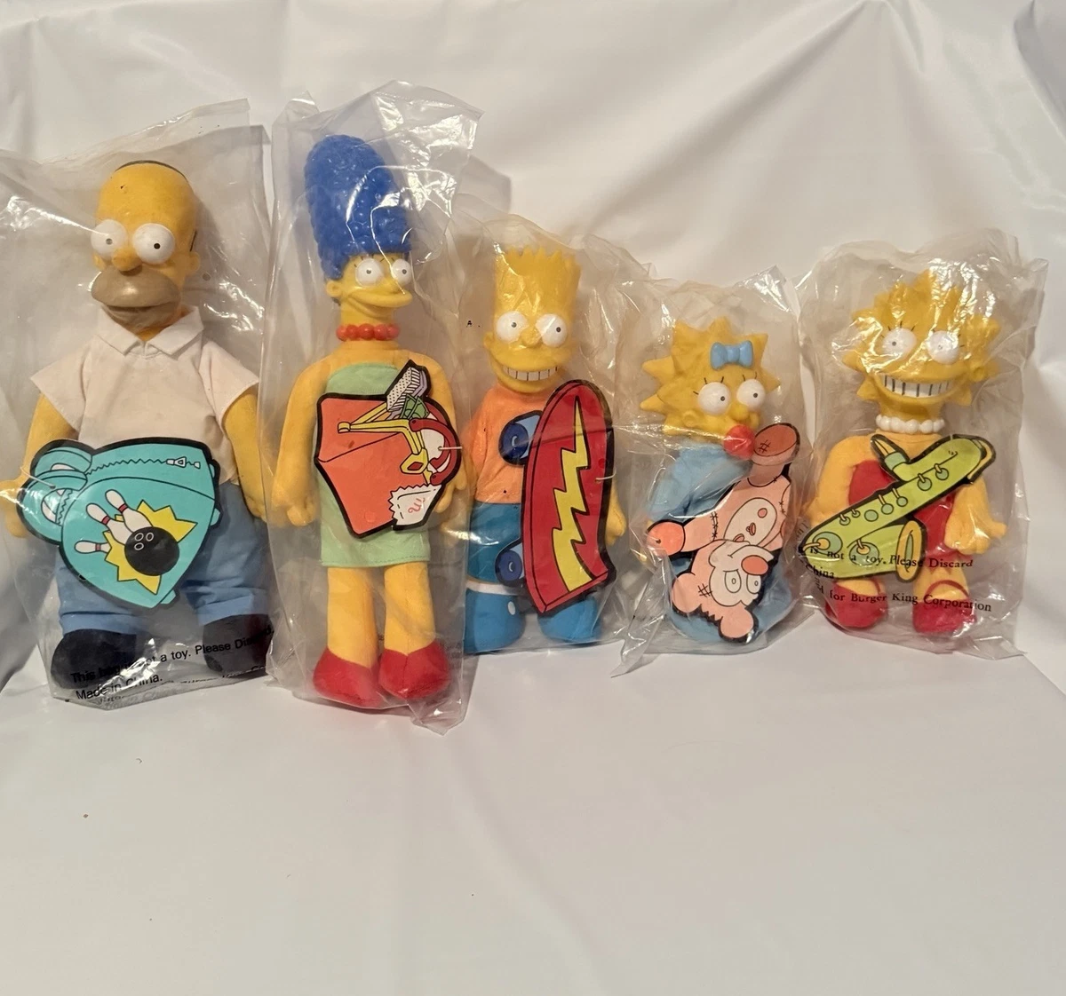 Burger King The Simpsons Fast Food Premiums for sale - eBay