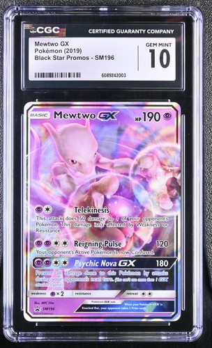Mewtwo-GX graded CGC 10 for sale on eBay