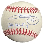 Chris Sale Autographed OML Baseball W/ 24 NL CY Inscriptions BRaves
