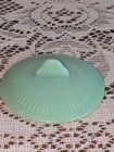 Vintage Fire-King Jadeite Jane Ray Sugar Bowl LID ONLY Replacement 3" Ribbed