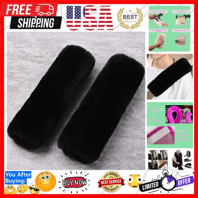 #ad Authentic Sheepskin Car Seat Belt Pad2 Pack Soft Seat Belt Cover for Shoulde... $25.59