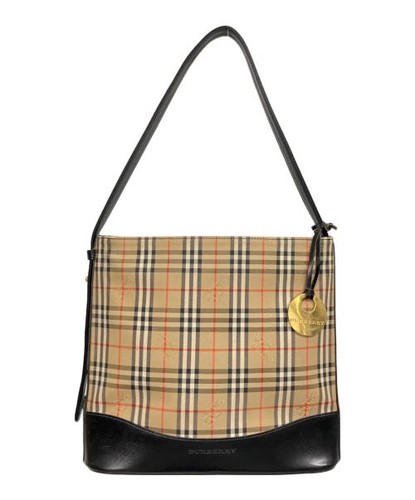 BURBERRY                    One-shoulder bag Black x Beige