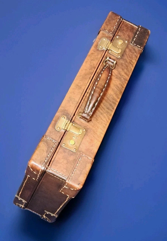 Винтажный Mcm сделано в Италии для Abercrombie & Fitch кожаный портфель 17 «X 12» X 4,5» - Изображение 3 из 4