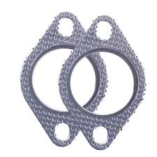 Exhaust Flange Gasket 2.5 Inch 2 Pcs 2-Bolt for Front Down mid catback ID2.5