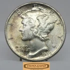 1940-S Mercury Silver Dime, High Grade - #C58437NQ