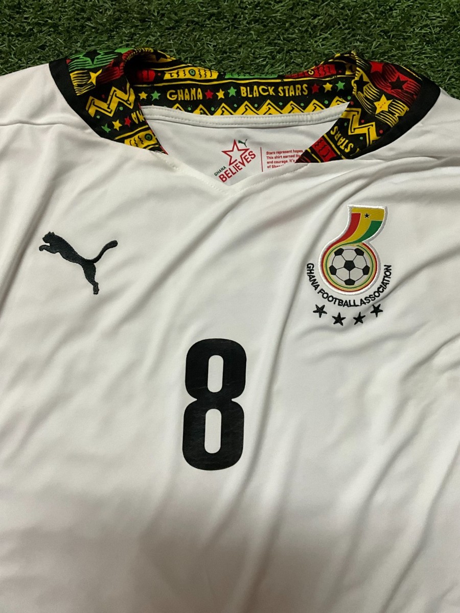 【即購入⭕】ガーナ代表 エッシェン ユニフォーム Ghana essien Puma Ghana Men's Home Jersey 14/15 Legend Essien #8 - White | eBay