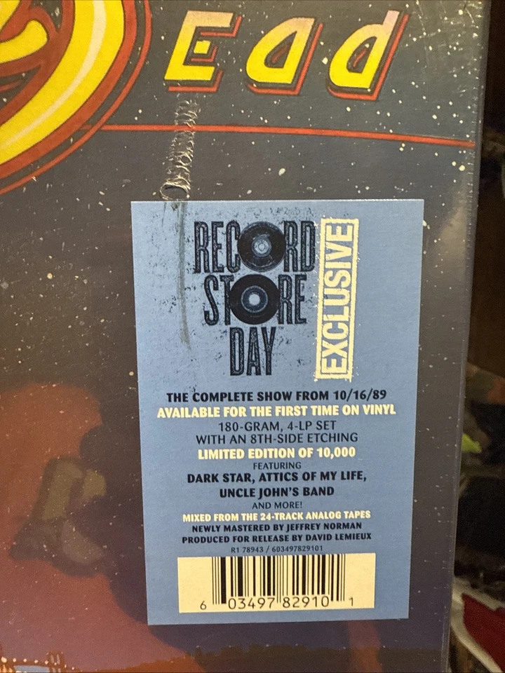 GRATEFUL DEAD NIGHTFALL OF DIAMONDS 4 LP VINYL NEW SEALED RECORD STORE DAY - Image 2 of 3