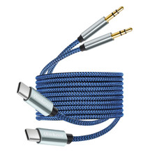 Cable est reo para coche con conector auxiliar de audio USB C a 3,5 mm