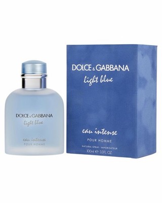 D & G Light Blue Eau Intense 3.3 oz Edp Spray Men New In Box