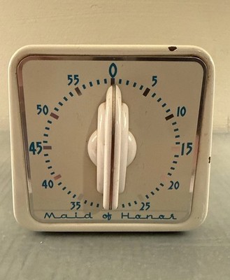 Vtg MCM Maid Of Honor Kitchen Timer Made In USA