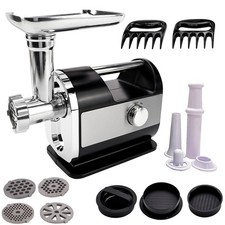 3200W Electric Meat Grinder Heavy Duty Commercial Sausage Maker Mincer Stuffer