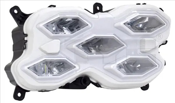 Faro fendinebbia alogeno Dx LED 19-15267-00-9 TYC per VW GOLF VIII