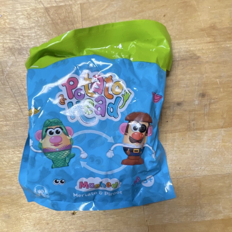 Potato Head McDonald's Mashed Mermaid & Pirate Kids Meal Toy Figure 2023 4-7