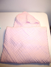 T4 Yoofoss Luxury Pink Hooded Baby Towel Newborn 100 Muslin Organic Cotton
