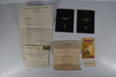 1930's California Institute of Technology Civil Engineer Paperwork & Enrollment