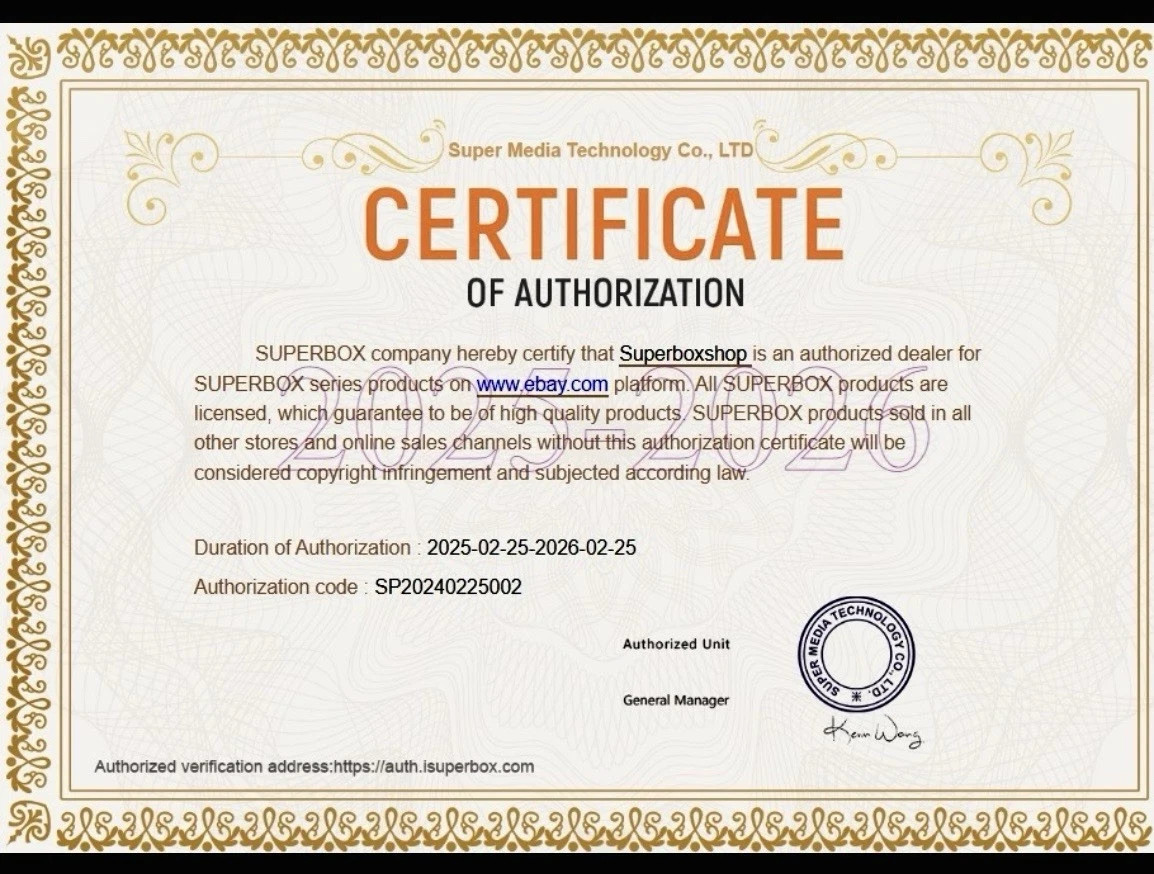 SuperBOX S7 Prime 128GB Limited Edition - Authorized Distributor