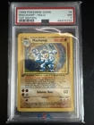 Vintage Pokemon Machamp Holo Rare Base Set 8/102 1st Edition PSA 7