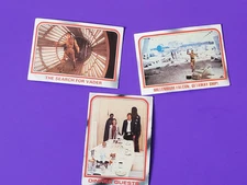 1980 TOPPS EMPIRE STRIKES BACK TRADING CARDS CARDS LOT OF 3