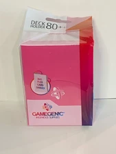 GameGenic Card Storage 80+ Deck Holder - Pink New