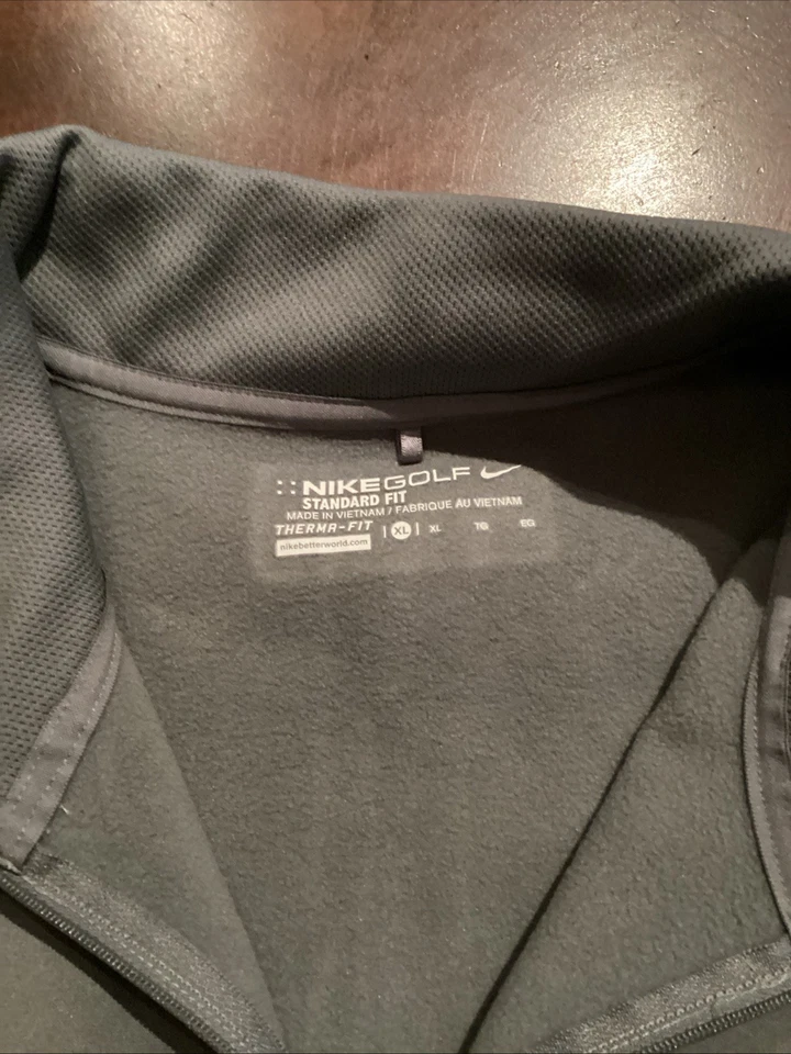 Pullover de golf Nike Carolina del Norte UNC Tacones alquitranados para hombre XL Dri Fit gris usado en excelente estado Foto 4 de 4