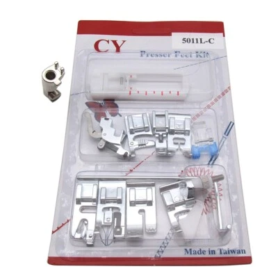 CKPSMS Set piedini pressa 11 pezzi e adattatore per BERNINA Old Style 530 730 830 930 1005 1130
