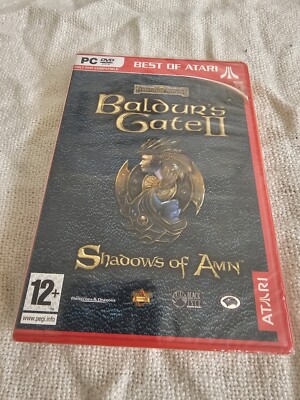 Baldurs Gate II 2 Shadows Of Amn Windows PC Video Game 2001 Brand New Sealed