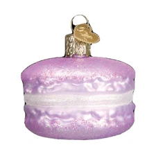 Macaron-Purple- Blown Glass Ornament by Old World Christmas