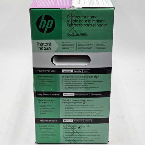 New HP DeskJet 2855e All-in-One Printer White - Bild 2 von 4