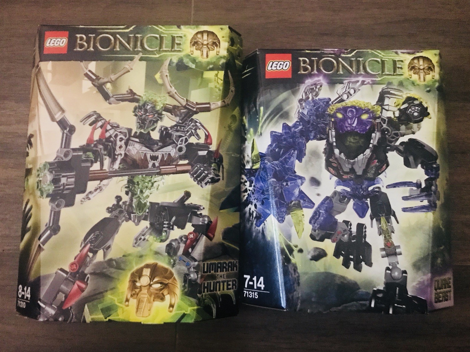 Lego Bionicle 71315 Quake Bête et 71310 umarak le chasseur NEUF Lego Bionicle 71315 Quake Bête et 71310 umarak le chasseur NEUF