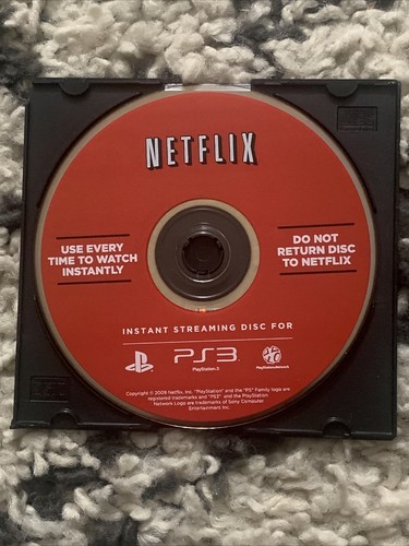 Netflix Streaming Disc (Sony PlayStation 3) Disc Only Ps3