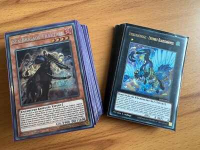 Yugioh Sta-Brigade Lyrikliedervogel Deck Set Core mit Hüllen Bird Up