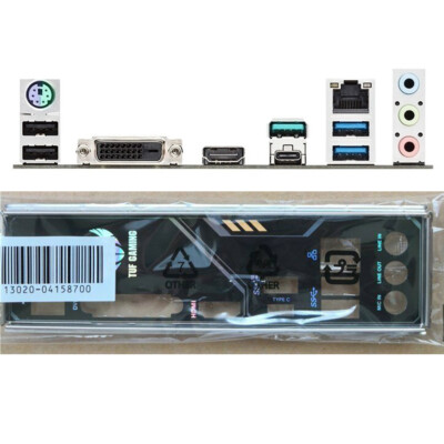 For ASUS TUF B450M-PLUS GAMING Motherboard Backplate IO I/O Shield Back Plate