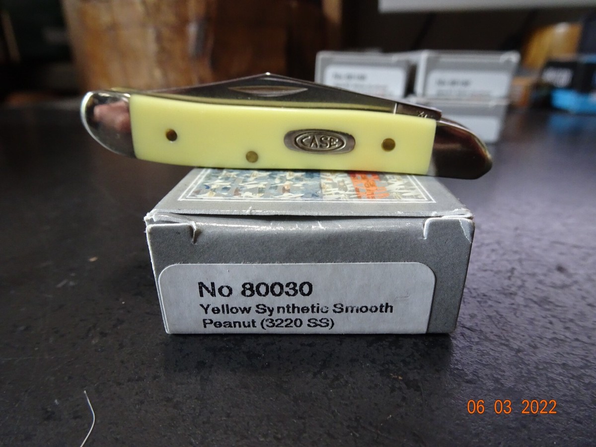CASE & SONS XX YELLOW SYNTHETIC SMOOTH PEANUT 2 7/8