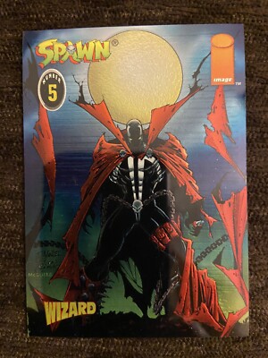 Spawn #5 Wizard Al Simmons Image Comics Chromium Card Todd